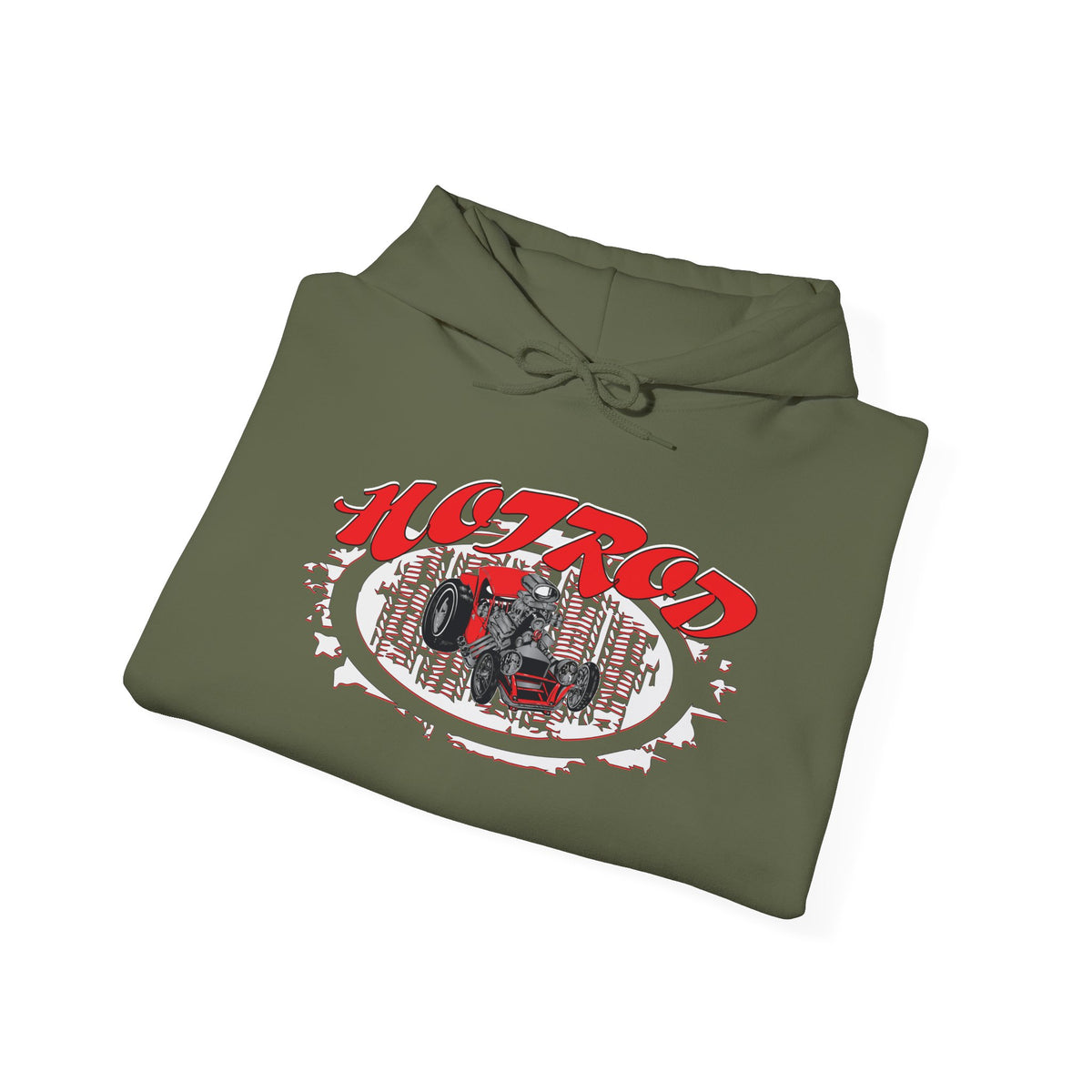Retro Hot Rod Hoodie for Car Enthusiasts - Heavy Blend™