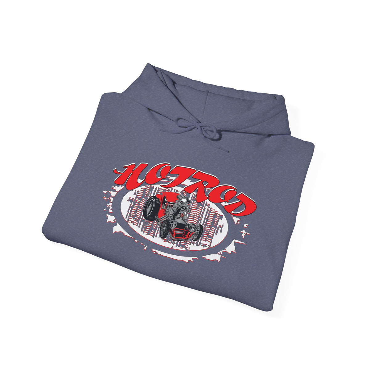 Retro Hot Rod Hoodie for Car Enthusiasts - Heavy Blend™