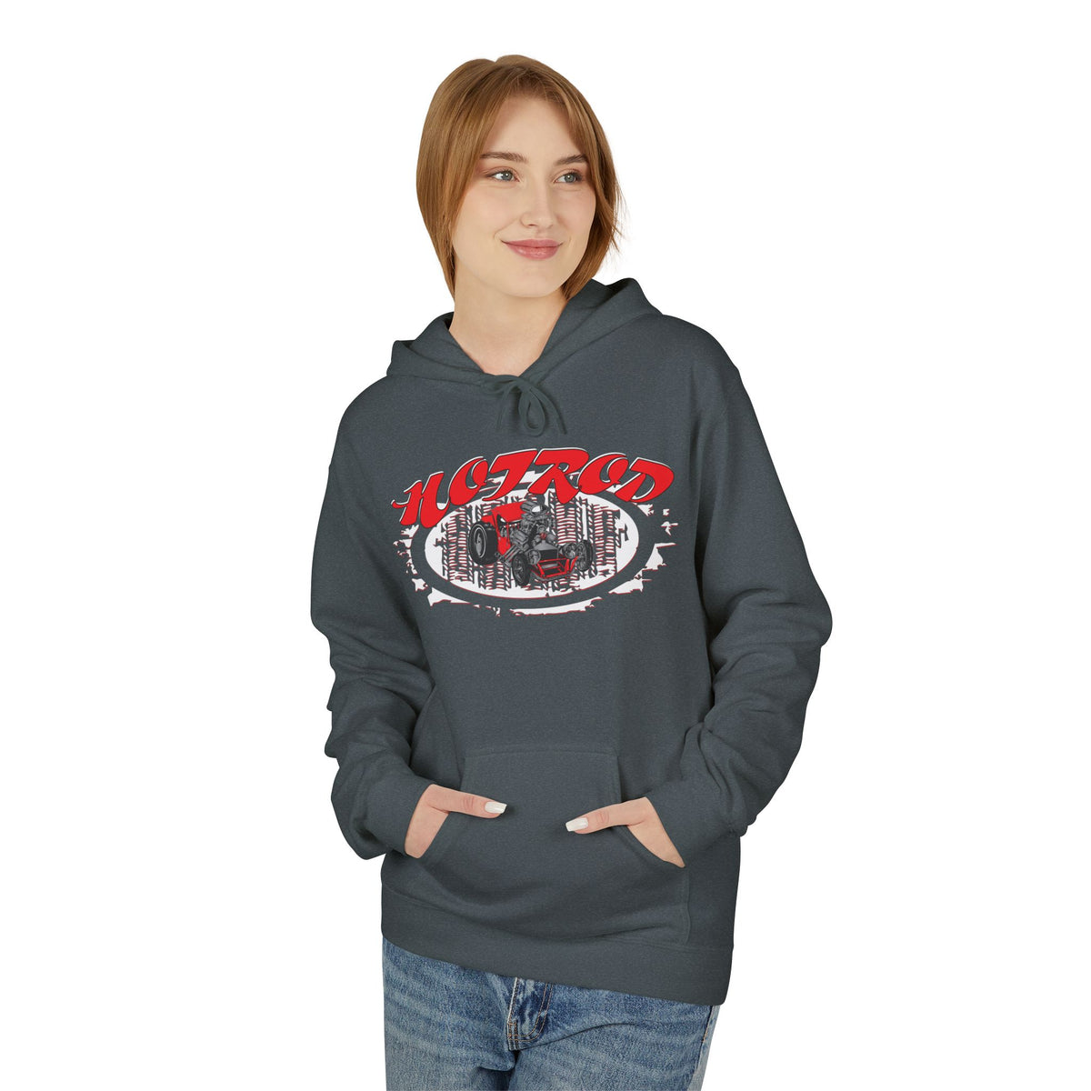 Retro Hotrod Graphic Hooded Sweatshirt