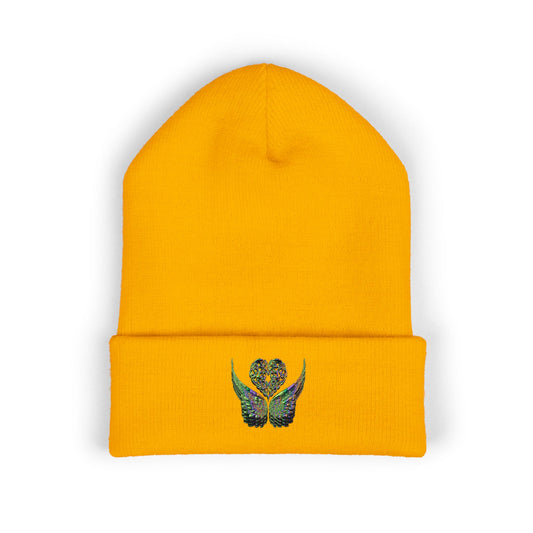 Ethereal Heart and Wings Beanie