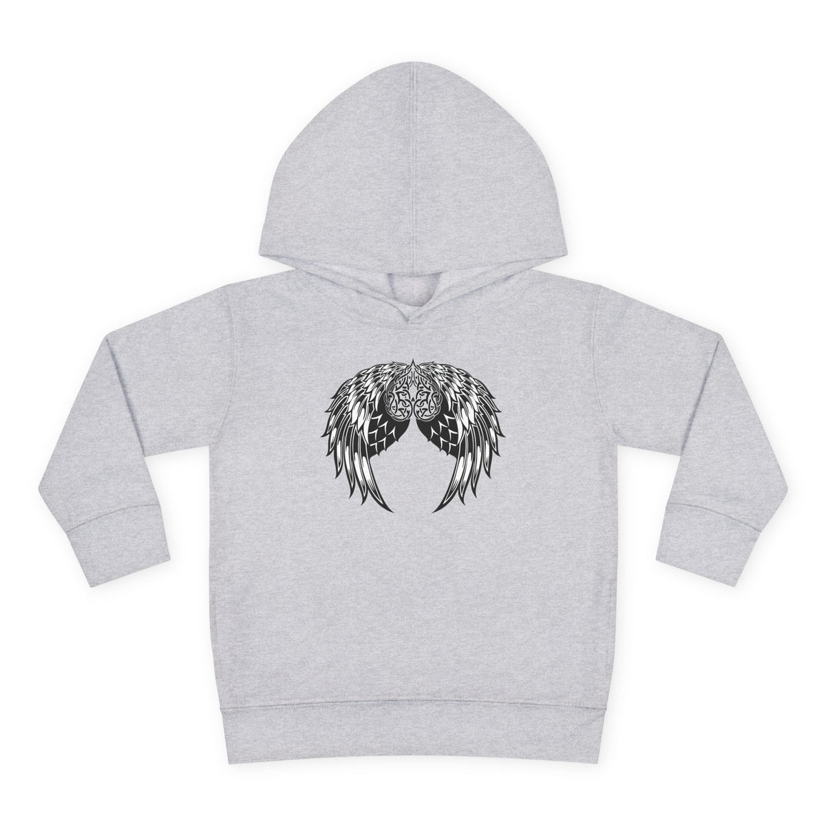 Toddler Celtic Heart with Angel Wings Graphic Hoodie