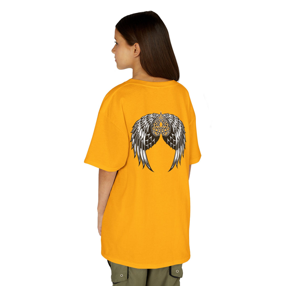 Kids Celtic Heart with Angel Wings Tee