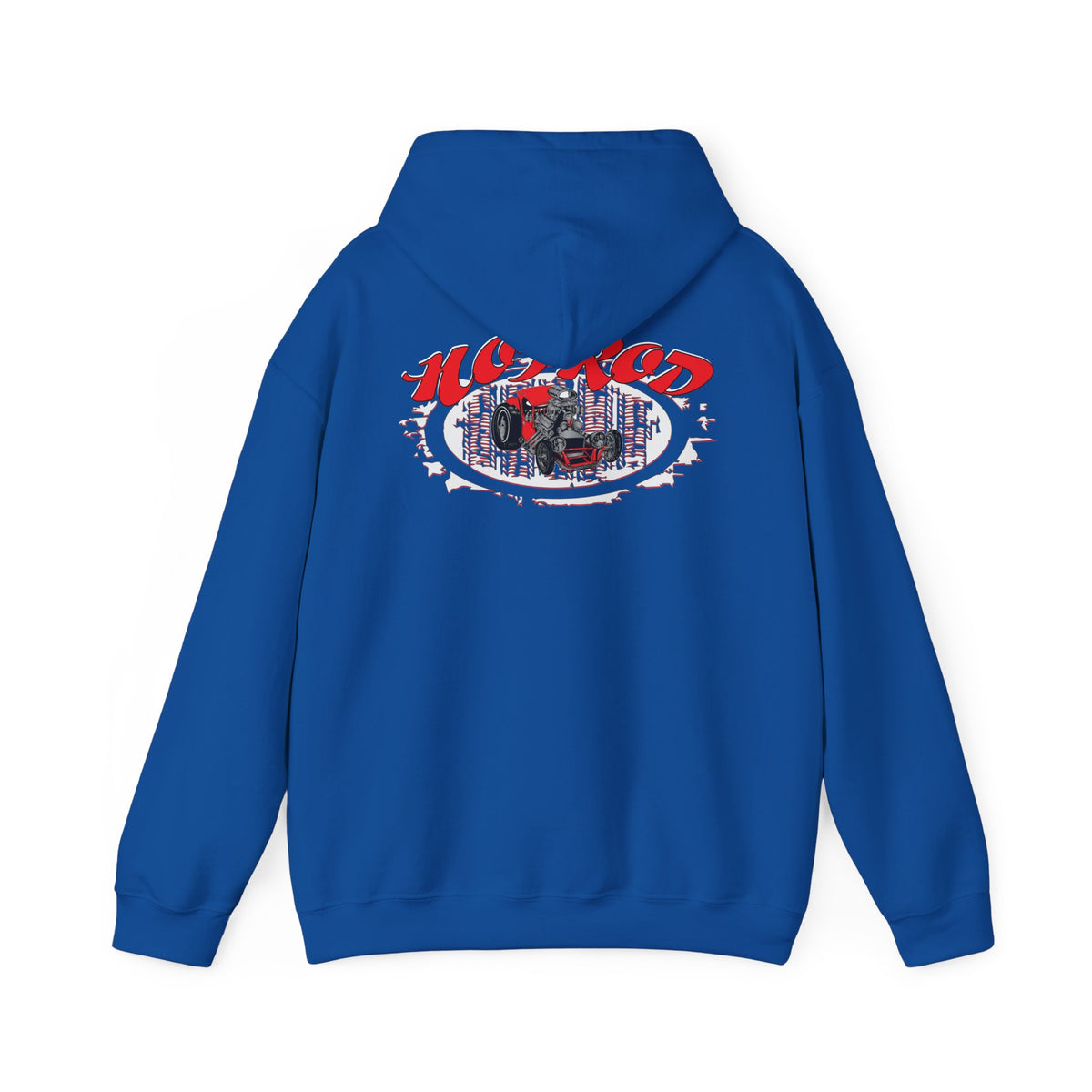 Retro Hot Rod Hoodie for Car Enthusiasts - Heavy Blend™