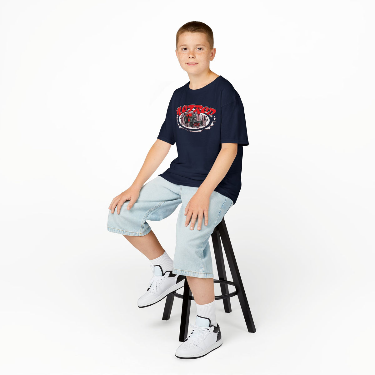 Kids Retro Hotrod Graphic Tee for Young Motorheads