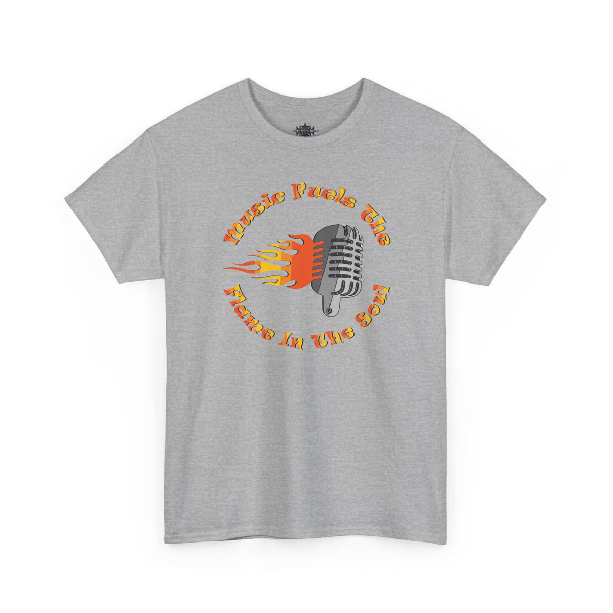 Music Fuels the Flame Graphic Tee - Perfect for Music Lovers and Concert Goers