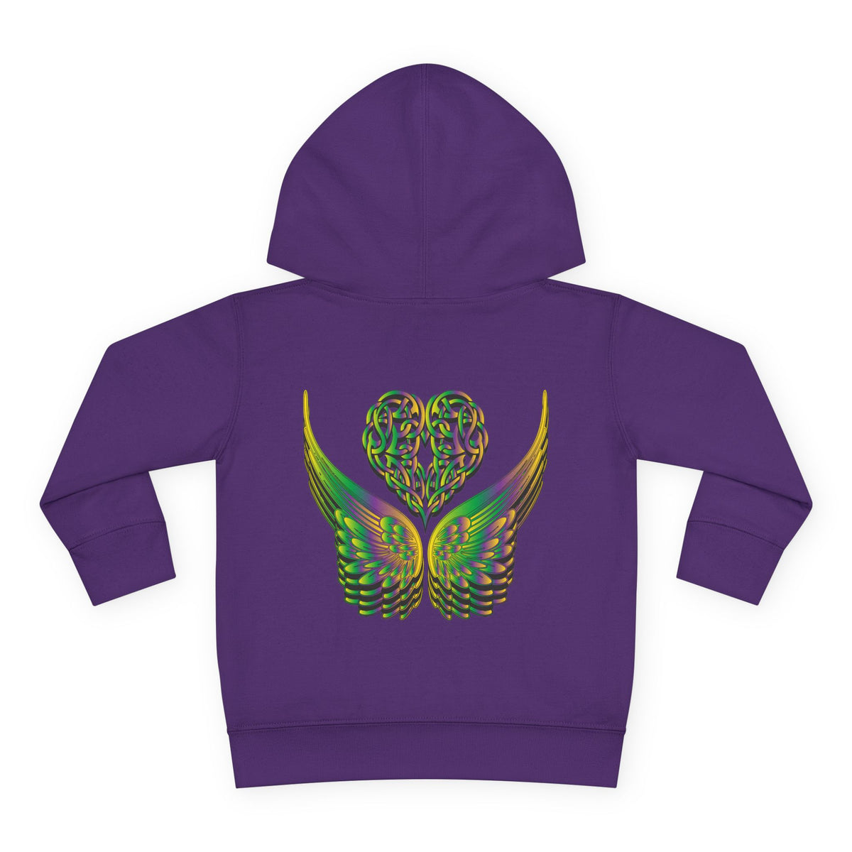 Toddler Celtic Heart with Angel Wings Hoodie