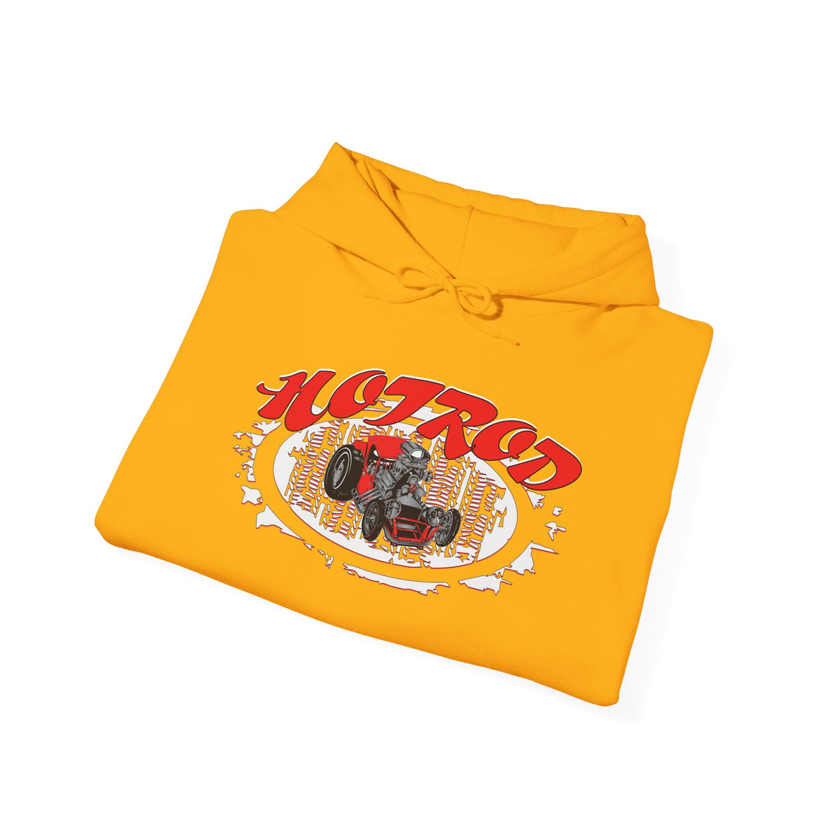 Retro Hot Rod Hoodie for Car Enthusiasts - Heavy Blend™