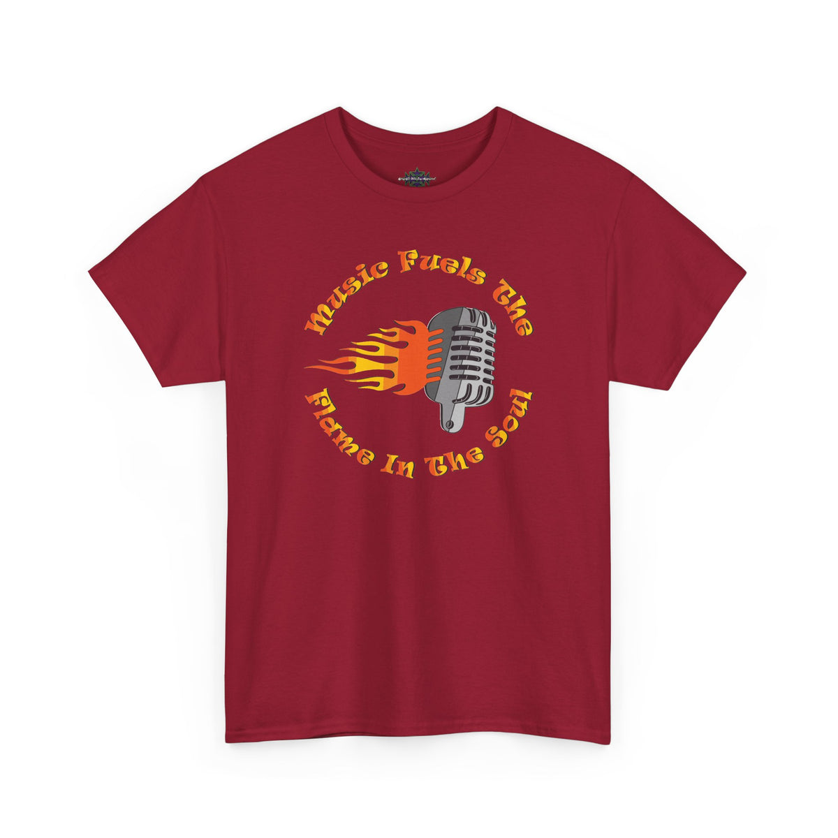 Music Fuels the Flame Graphic Tee - Perfect for Music Lovers and Concert Goers