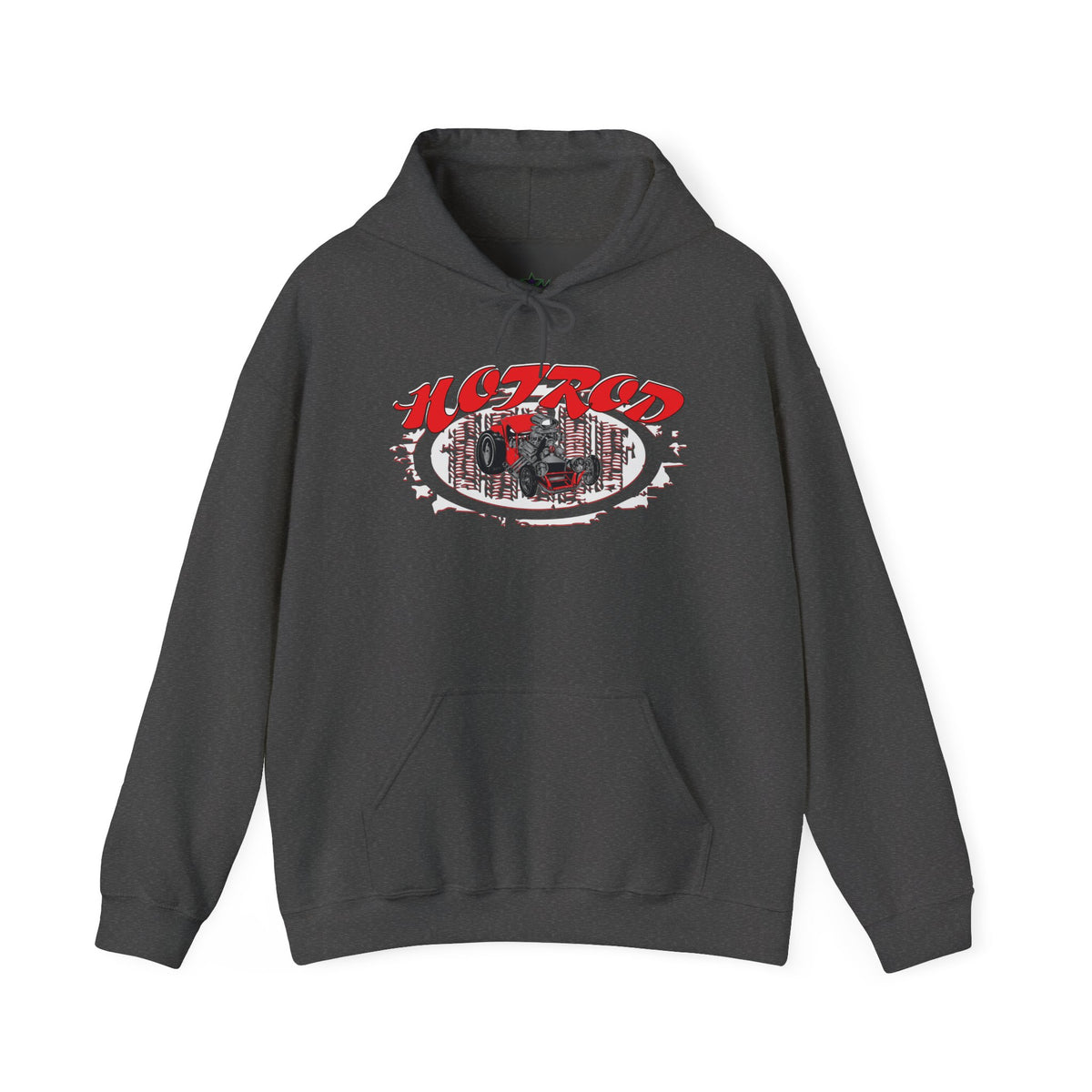 Retro Hot Rod Hoodie for Car Enthusiasts - Heavy Blend™