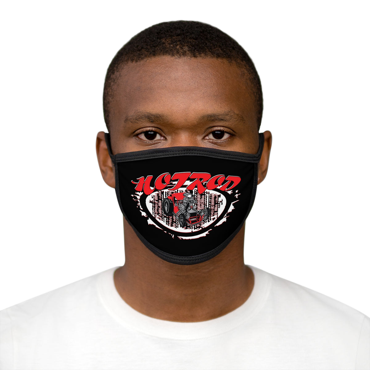 Retro Hotrod Face Mask for Car Enthusiasts