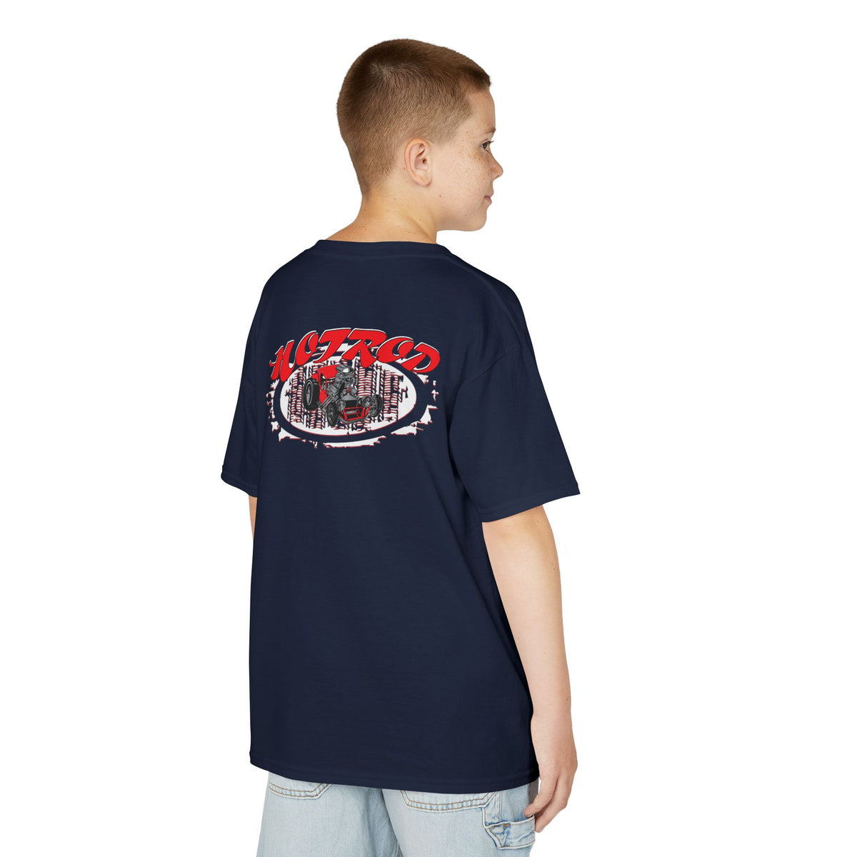Kids Retro Hotrod Graphic Tee for Young Motorheads