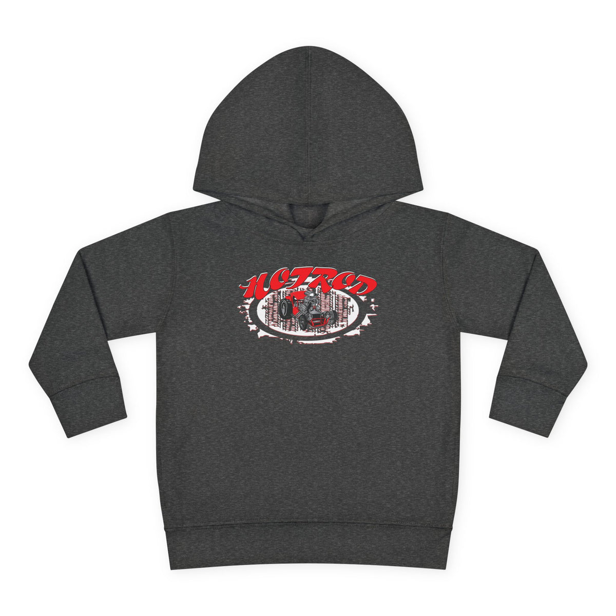 Toddler Retro Hotrod Graphic Hoodie for Young Motorheads