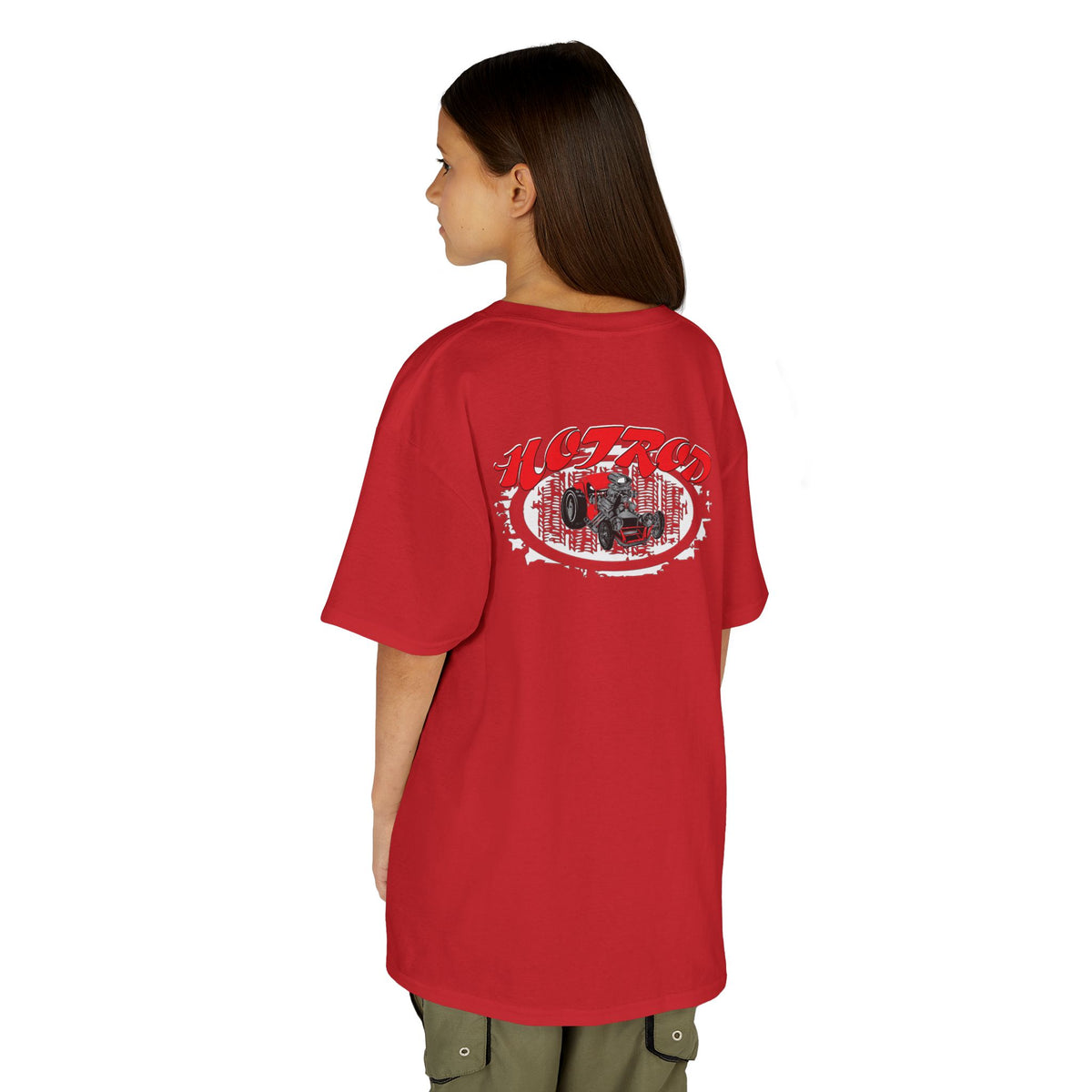 Kids Retro Hotrod Graphic Tee for Young Motorheads