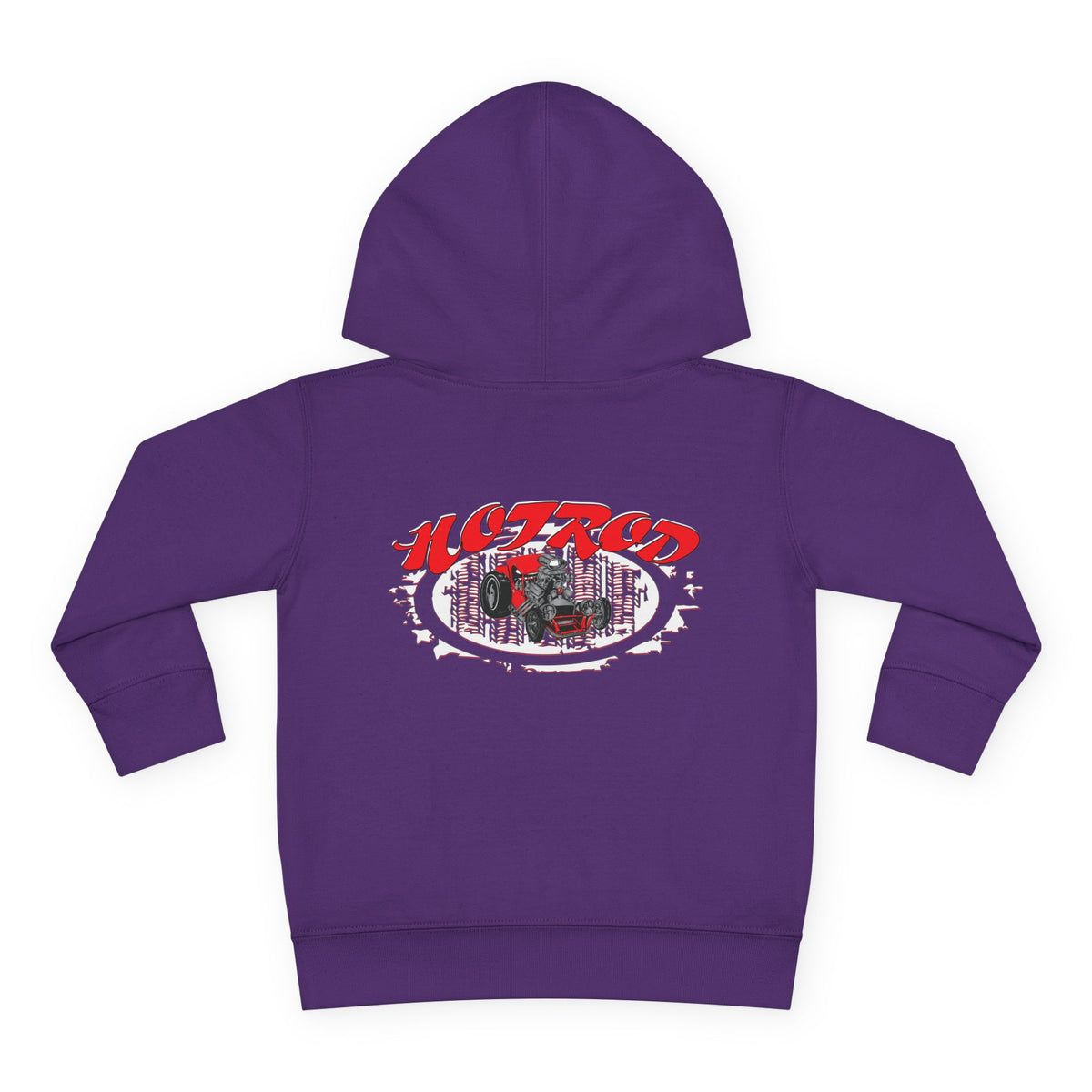 Toddler Retro Hotrod Graphic Hoodie for Young Motorheads