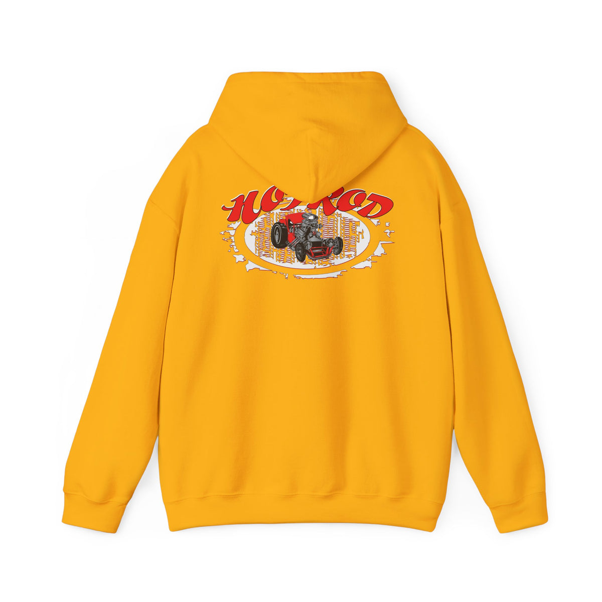 Retro Hot Rod Hoodie for Car Enthusiasts - Heavy Blend™