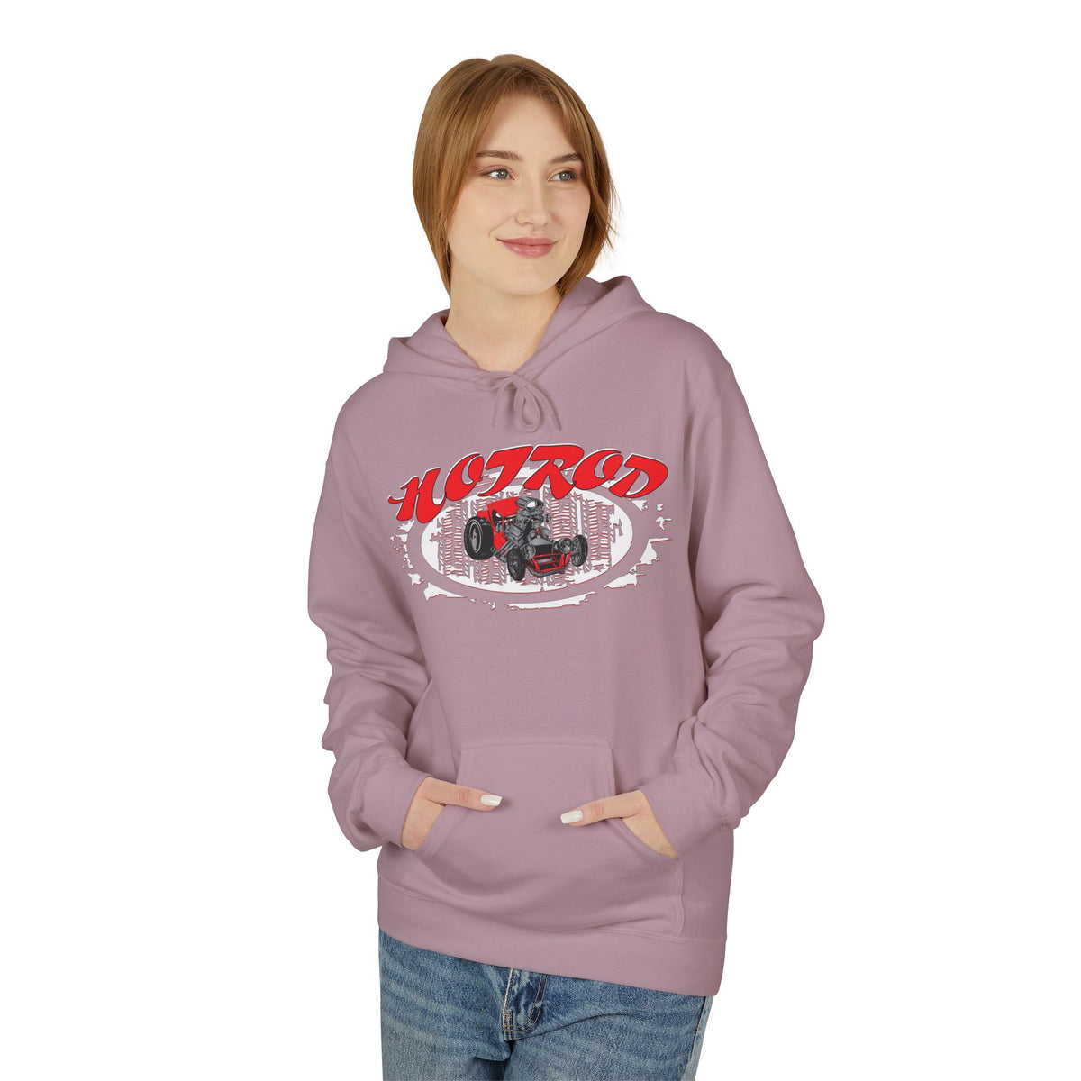 Retro Hotrod Graphic Hooded Sweatshirt