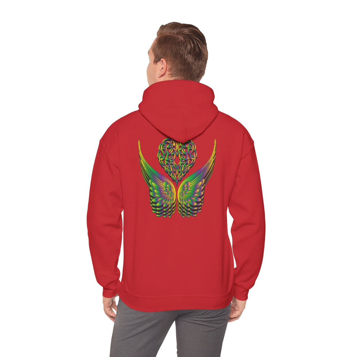 Ethereal Heart and Wings Hoodie - Heavy Blend™