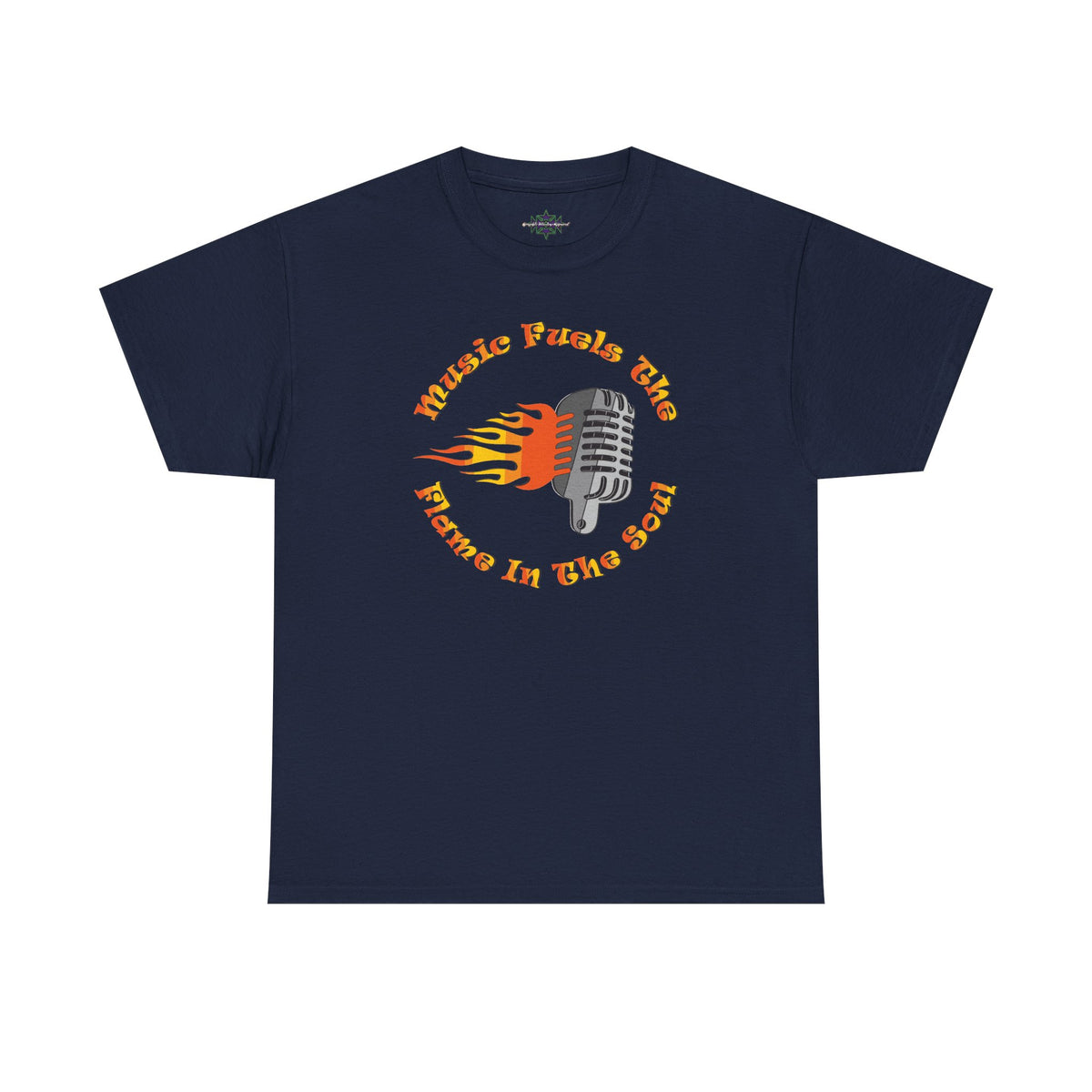 Music Fuels the Flame Graphic Tee - Perfect for Music Lovers and Concert Goers