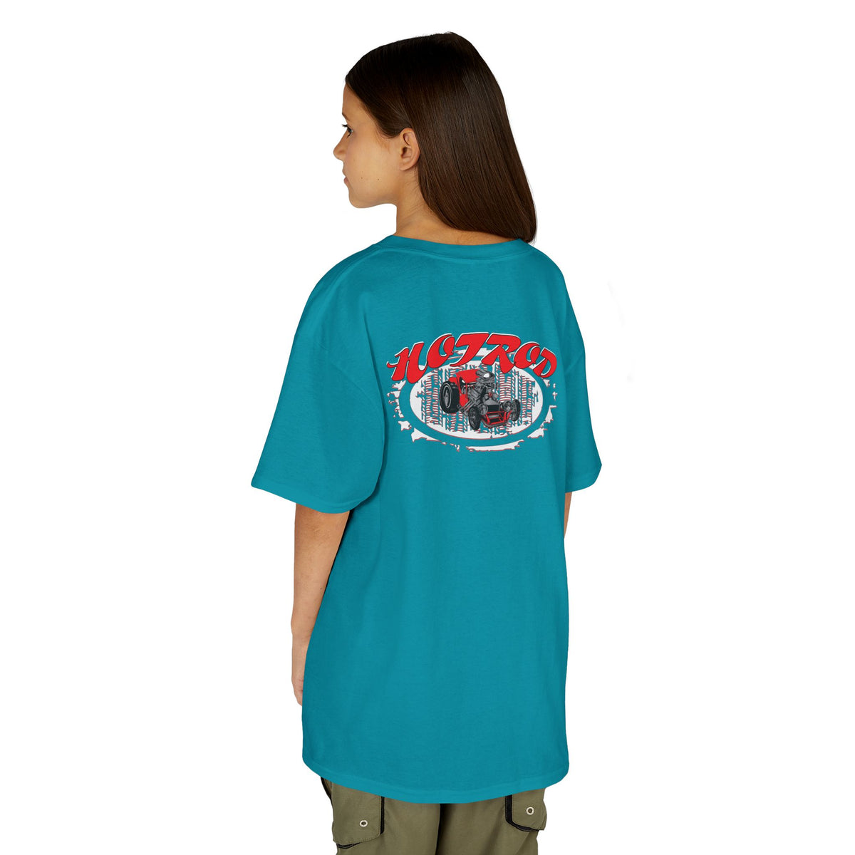 Kids Retro Hotrod Graphic Tee for Young Motorheads