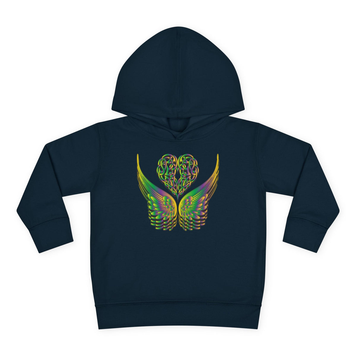 Toddler Celtic Heart with Angel Wings Hoodie