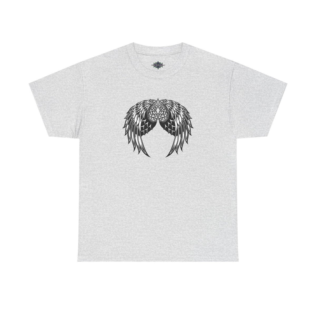 Celtic Heart with Angel Wings Graphic Tee