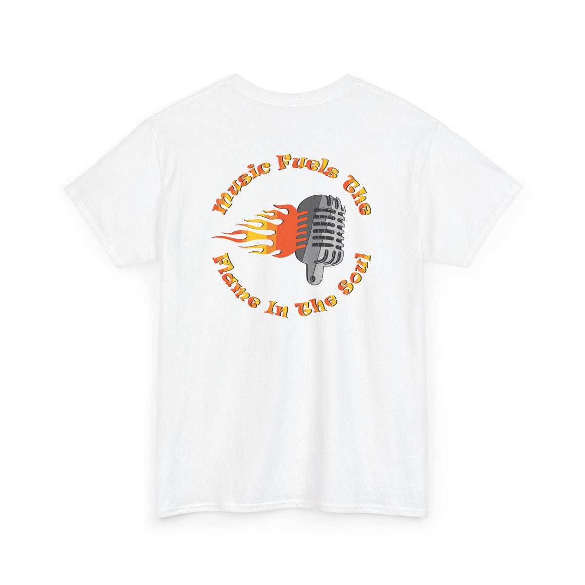 Music Fuels the Flame Graphic Tee - Perfect for Music Lovers and Concert Goers