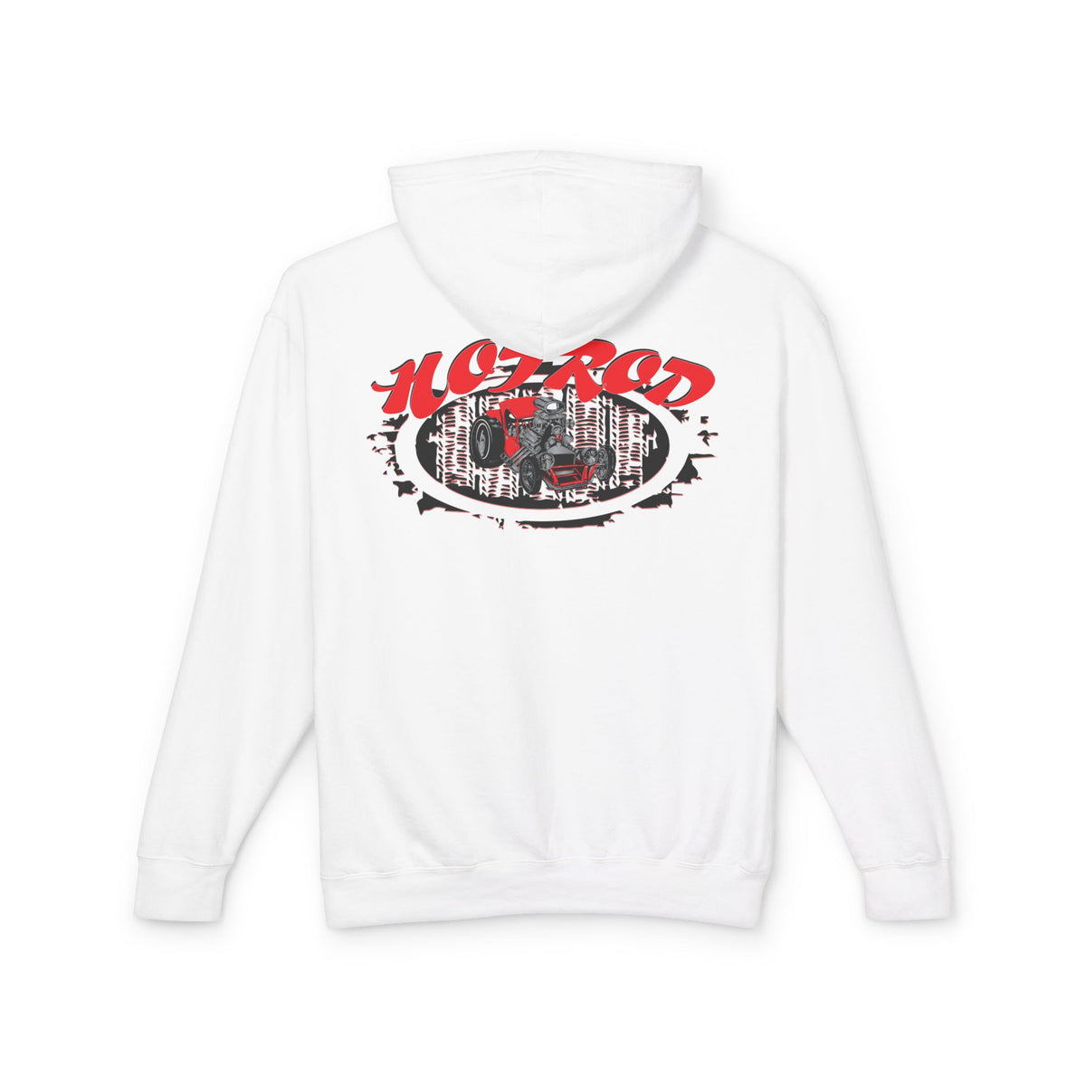 Retro Hotrod Hoodie for Classic Car Enthusiasts - Light Blend Sweatshirt