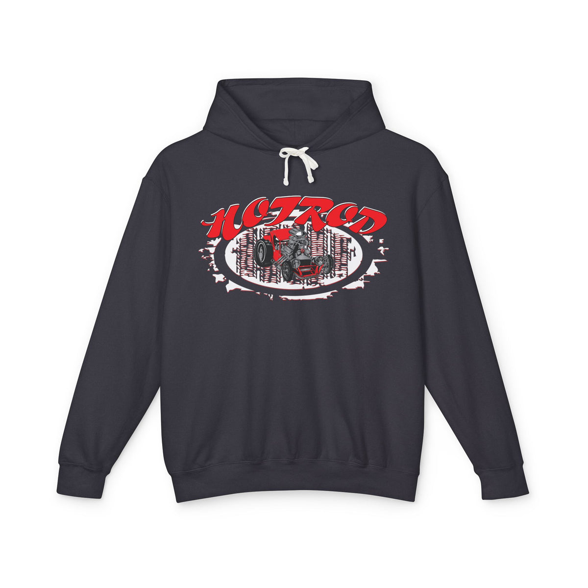 Retro Hotrod Hoodie for Classic Car Enthusiasts - Light Blend Sweatshirt