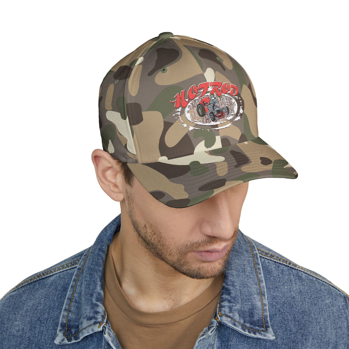 Retro Hotrod Closed-Back Hat
