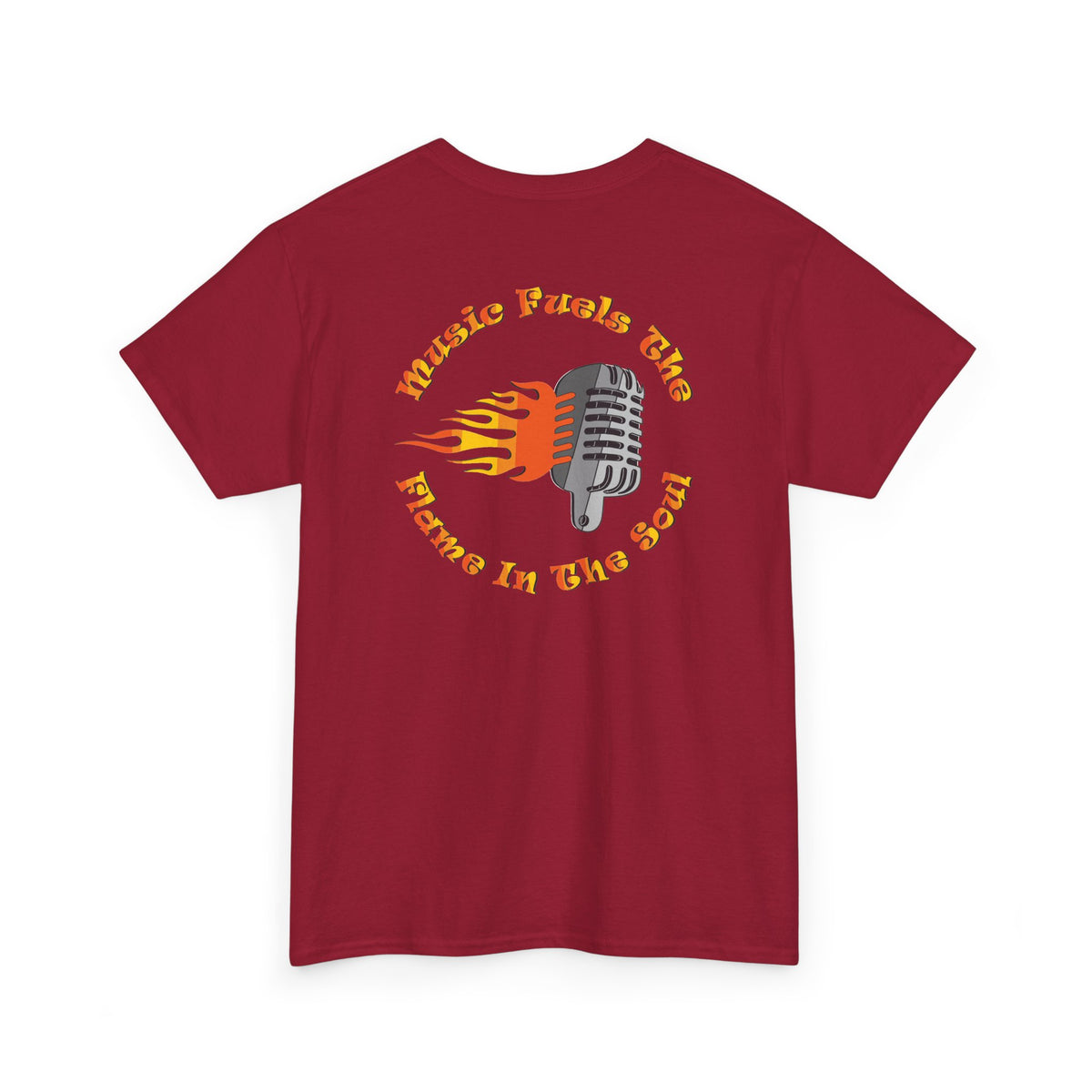Music Fuels the Flame Graphic Tee - Perfect for Music Lovers and Concert Goers
