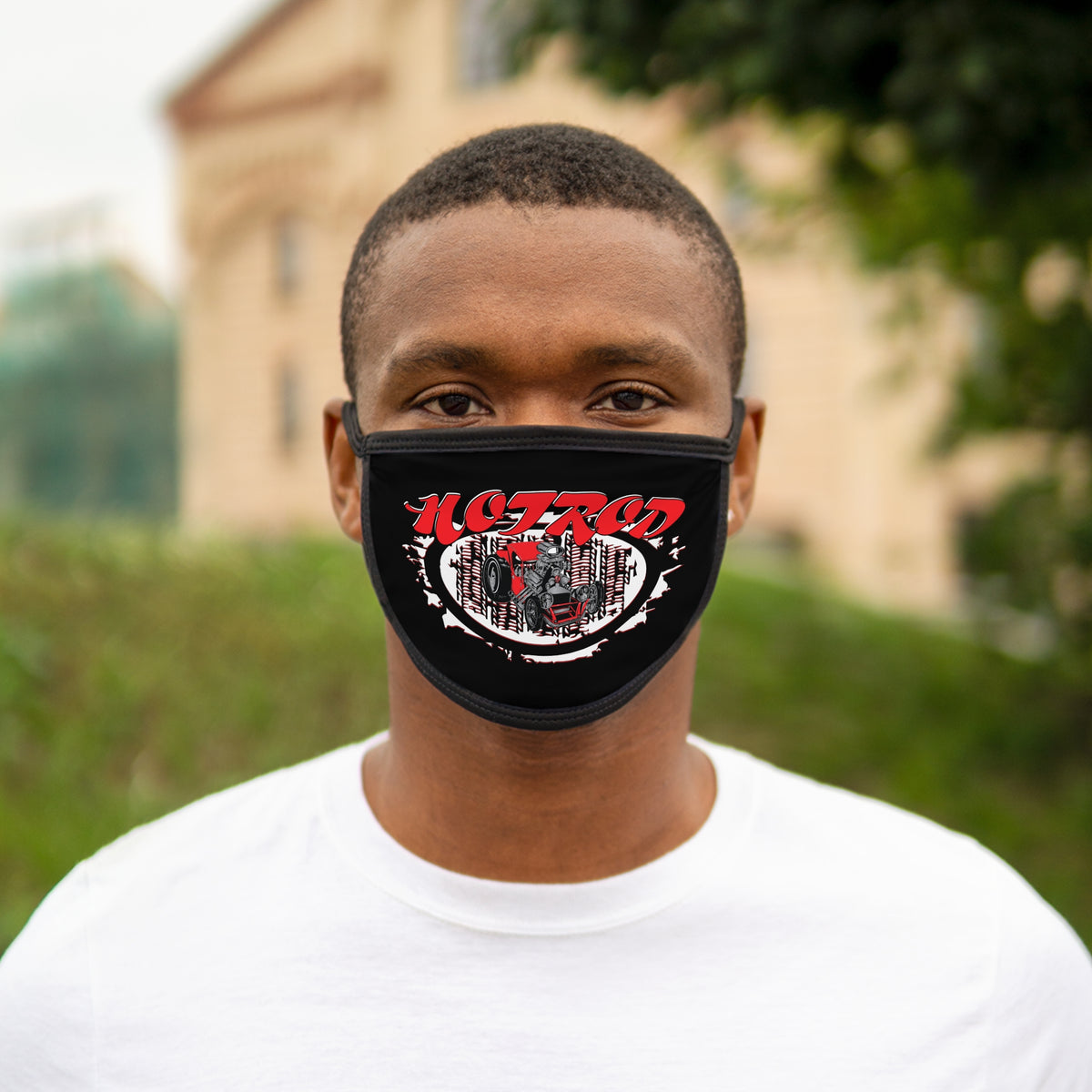 Retro Hotrod Face Mask for Car Enthusiasts