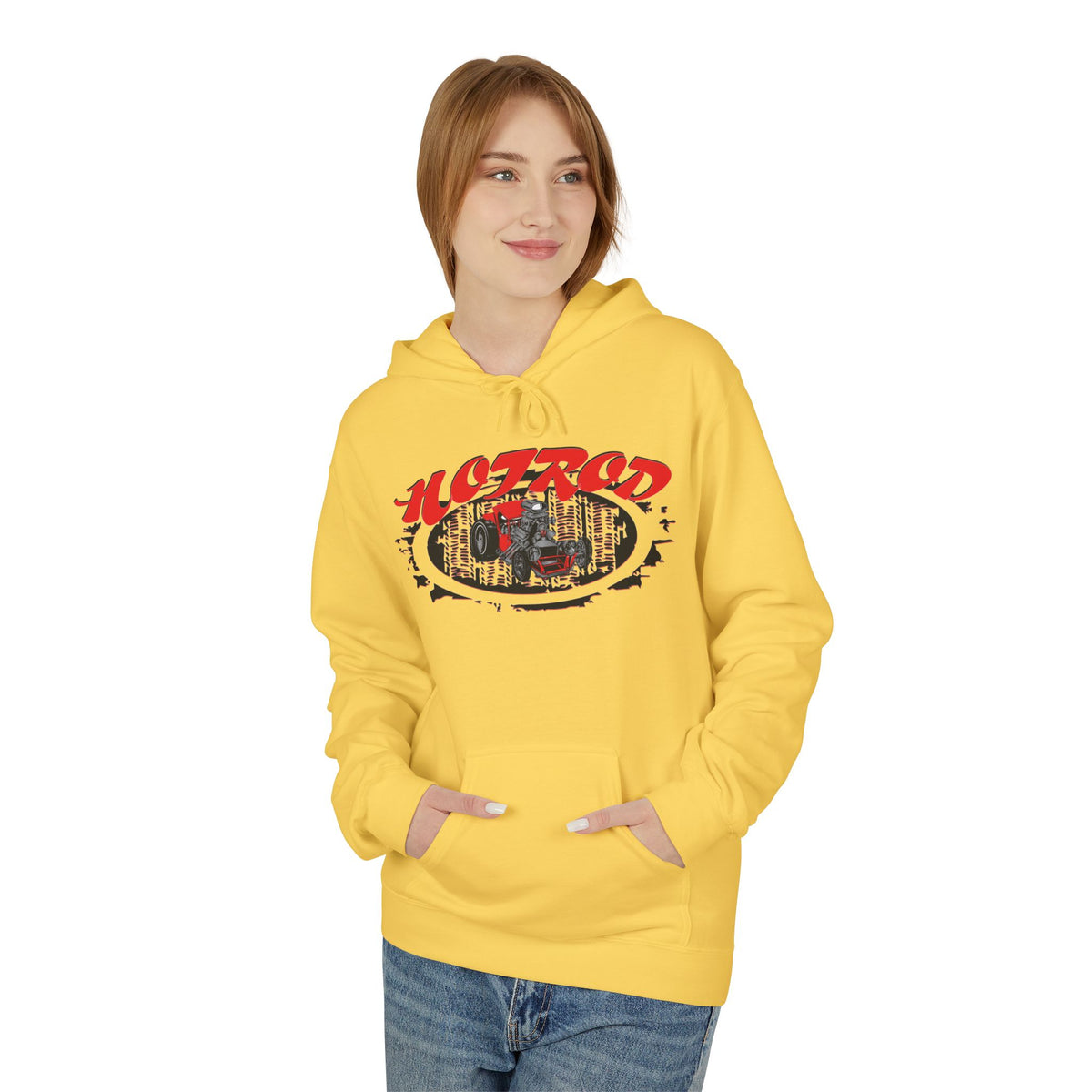 Retro Hotrod Hoodie for Classic Car Enthusiasts - Medium Blend Sweatshirt