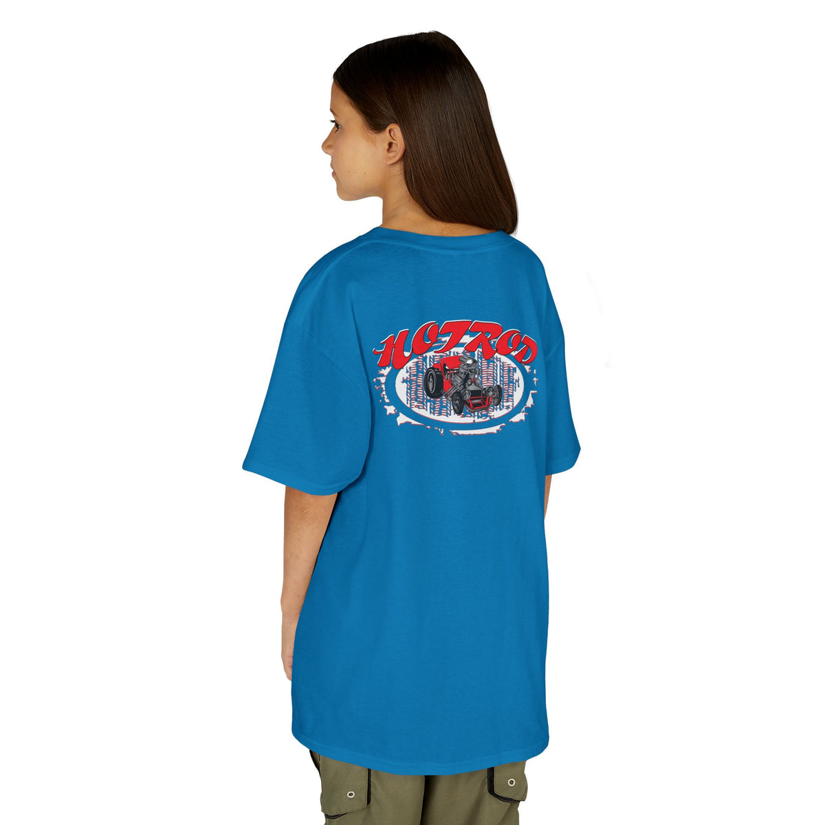 Kids Retro Hotrod Graphic Tee for Young Motorheads
