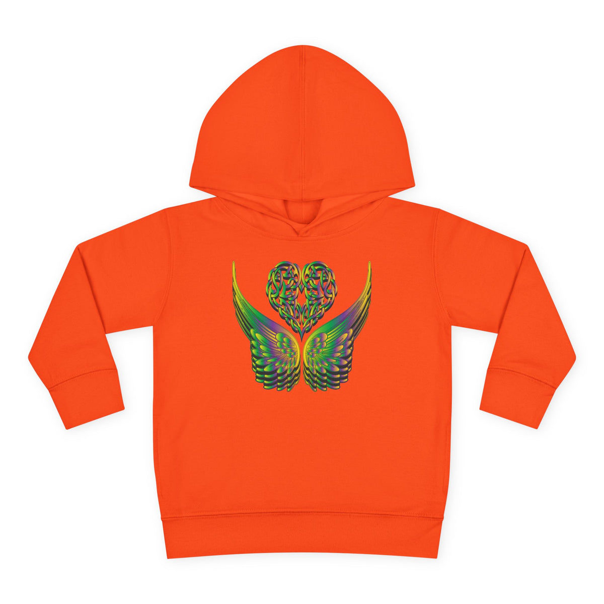 Toddler Celtic Heart with Angel Wings Hoodie