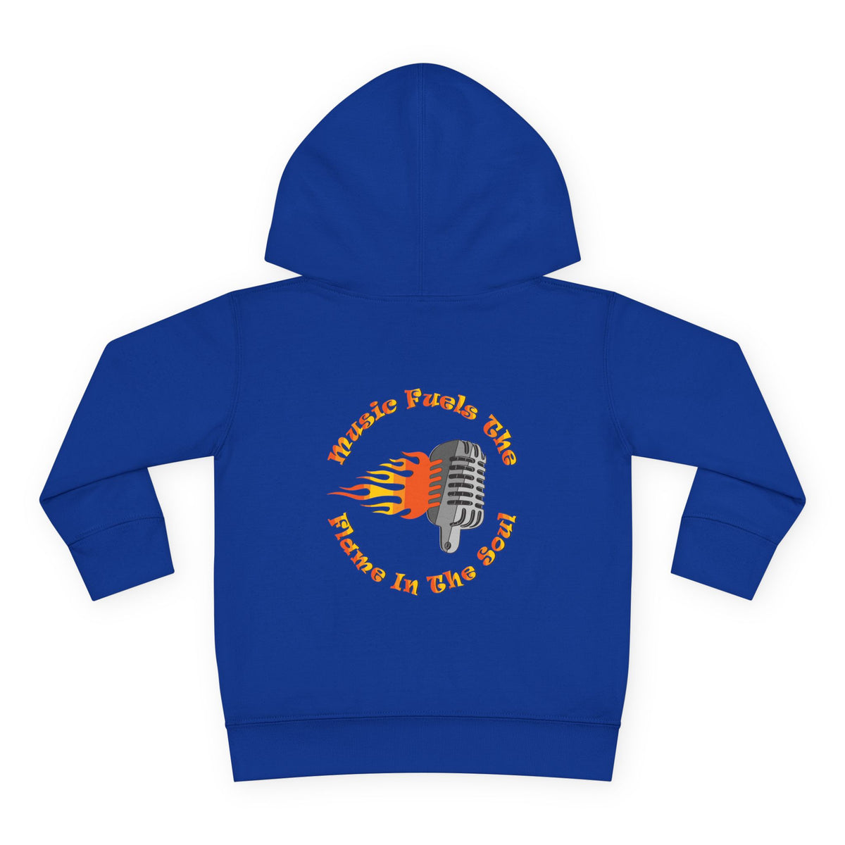 Toddler Retro Microphone Flame Graphic Tee Perfect for Young Musicians