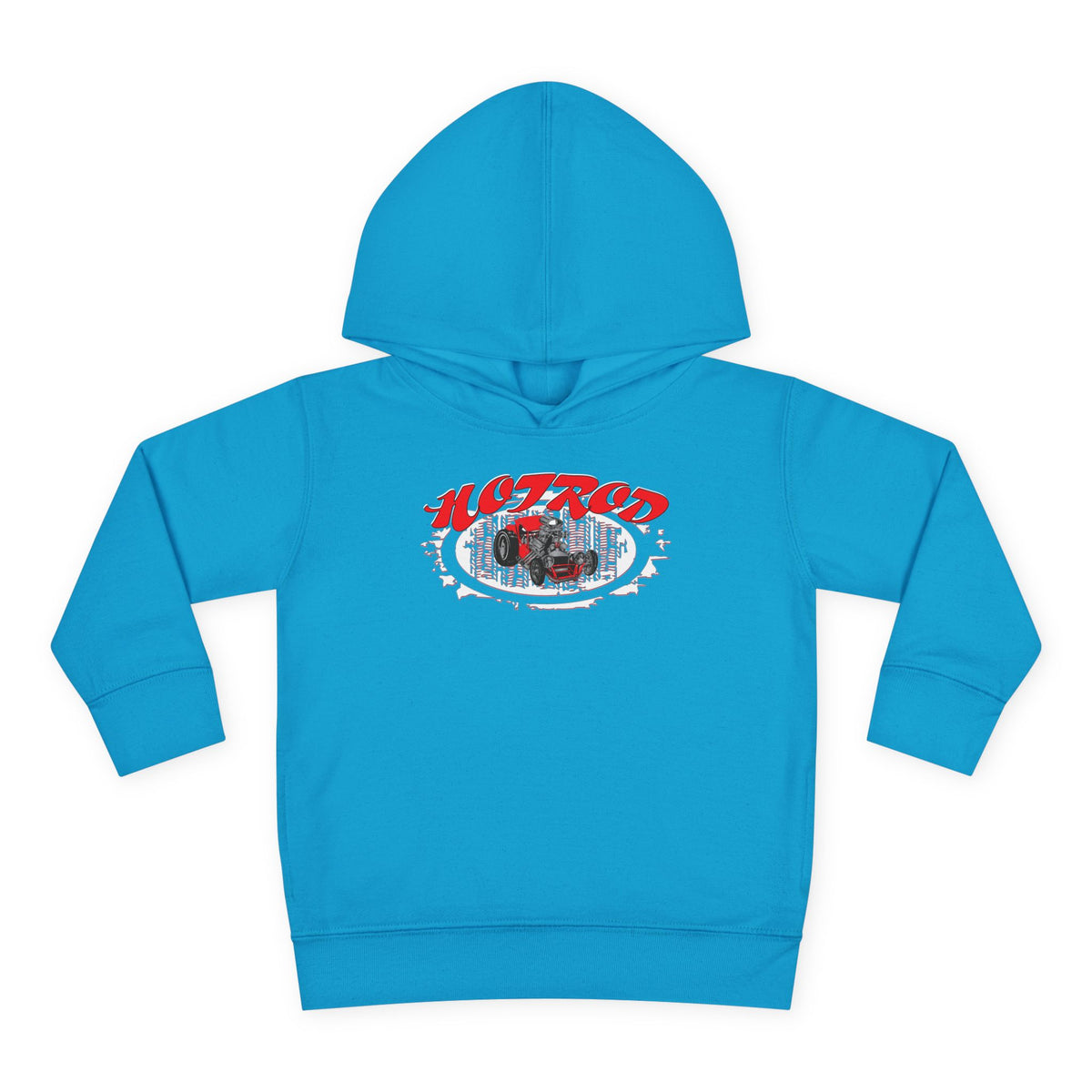 Toddler Retro Hotrod Graphic Hoodie for Young Motorheads