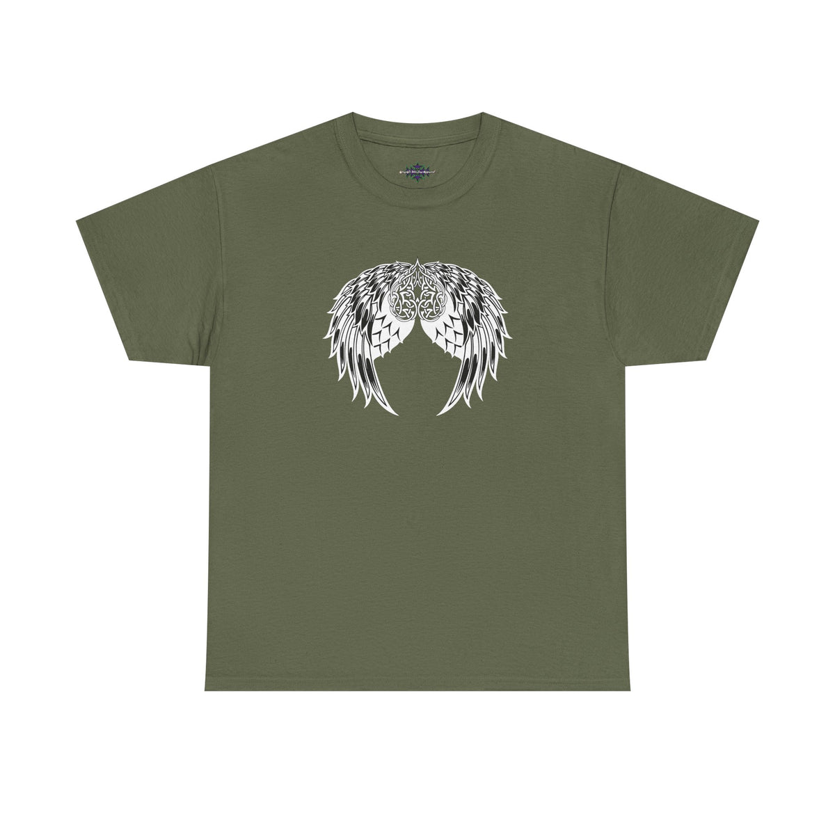 Celtic Heart with Angel Wings Graphic Tee