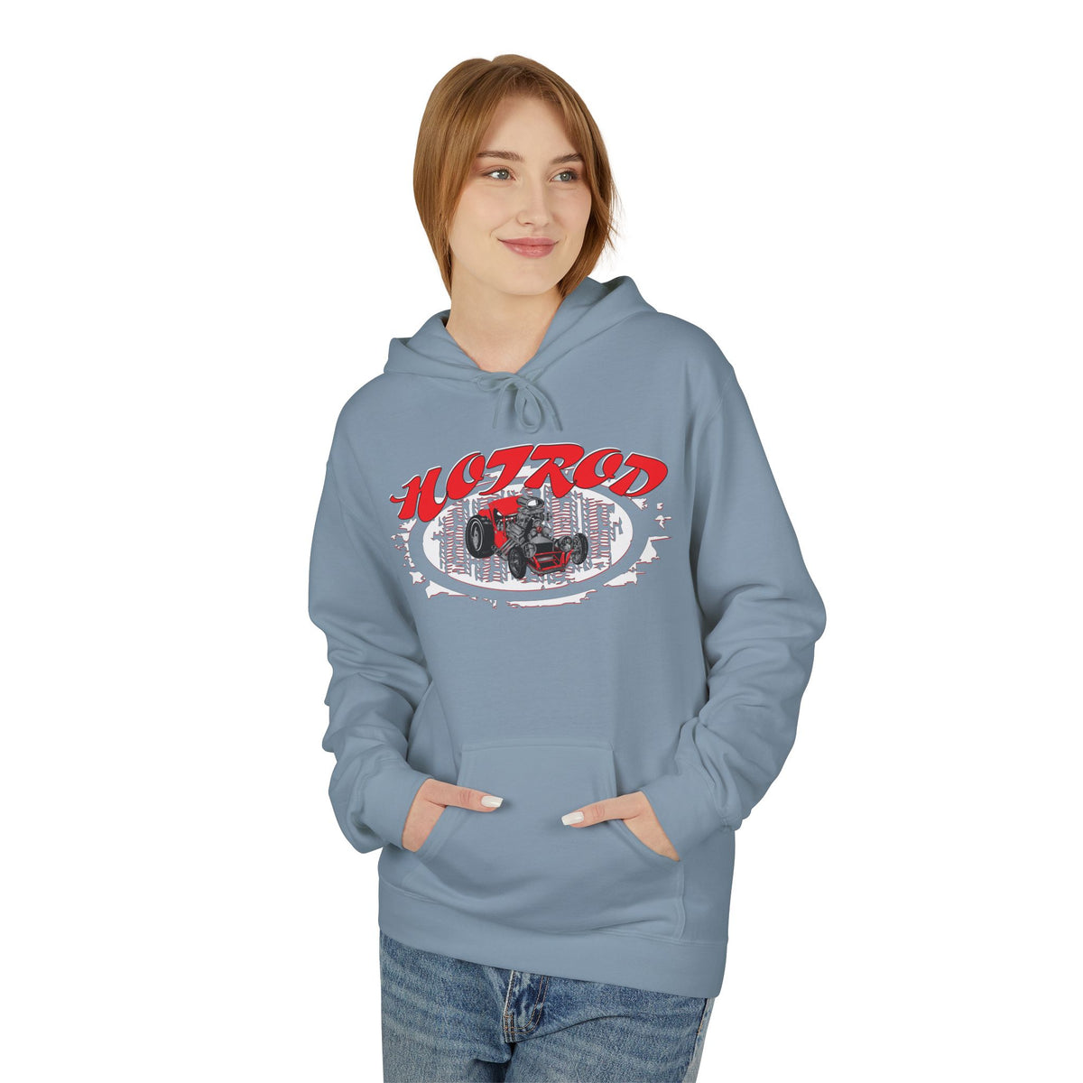 Retro Hotrod Hoodie for Classic Car Enthusiasts - Medium Blend Sweatshirt