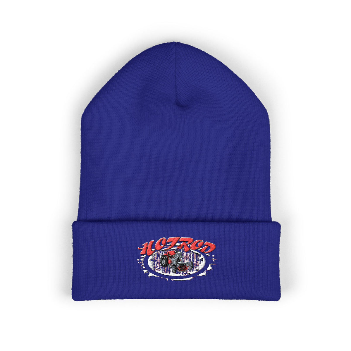 Retro Hotrod Graphic "Embroidered" Beanie