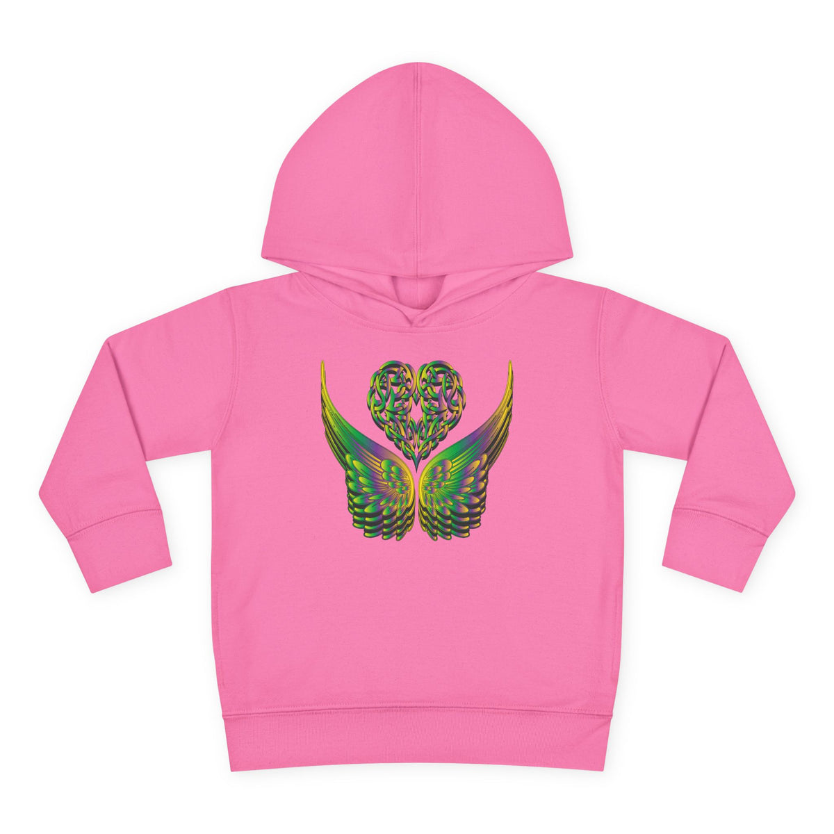 Toddler Celtic Heart with Angel Wings Hoodie