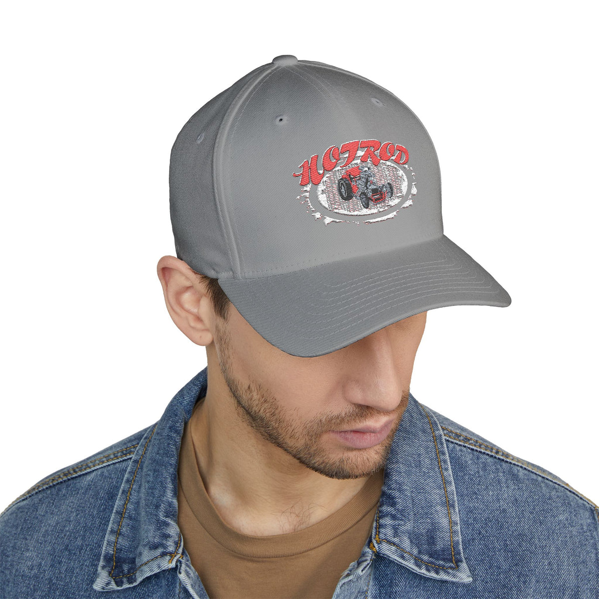 Retro Hotrod Closed-Back Hat
