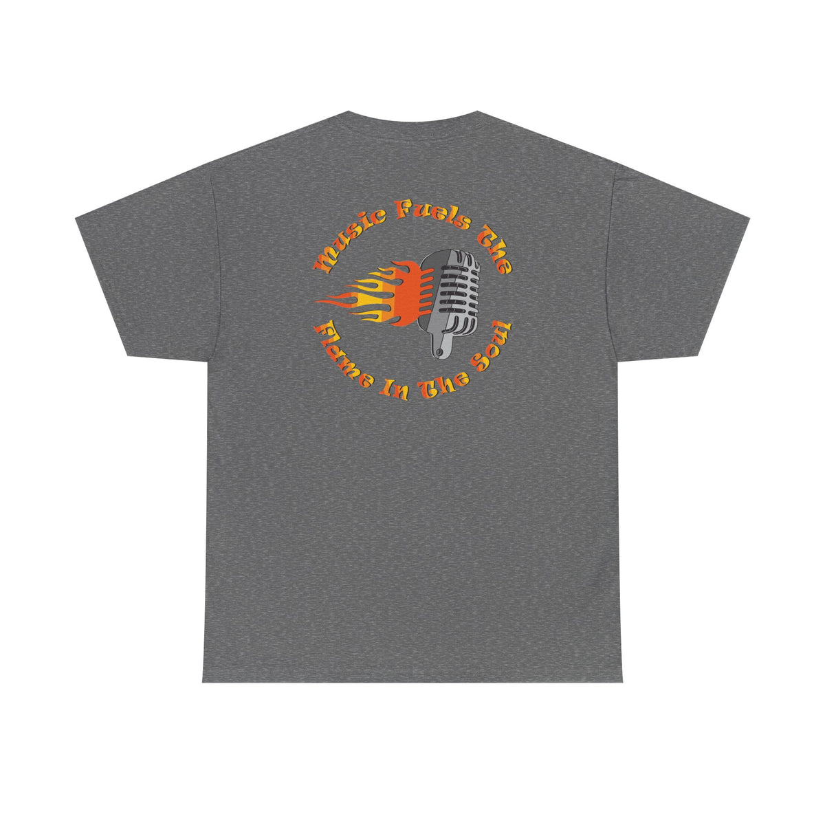 Music Fuels the Flame Graphic Tee - Perfect for Music Lovers and Concert Goers