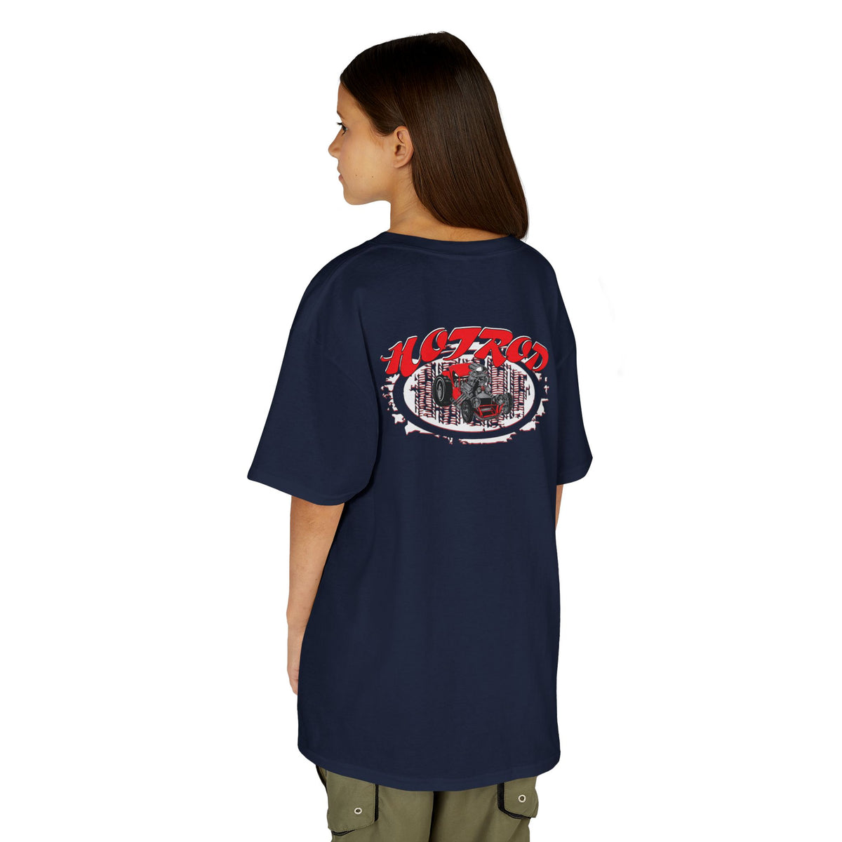Kids Retro Hotrod Graphic Tee for Young Motorheads