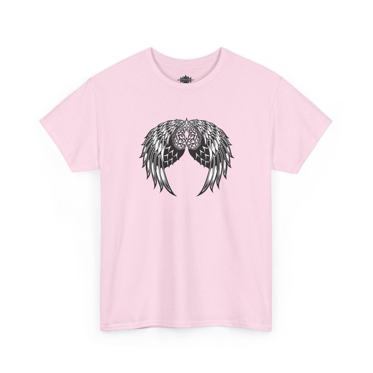 Celtic Heart with Angel Wings Graphic Tee