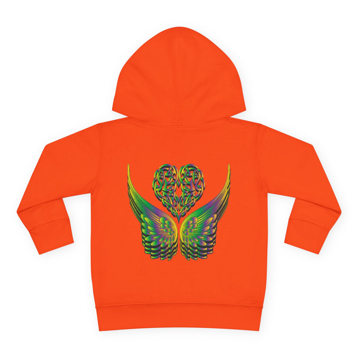 Toddler Celtic Heart with Angel Wings Hoodie