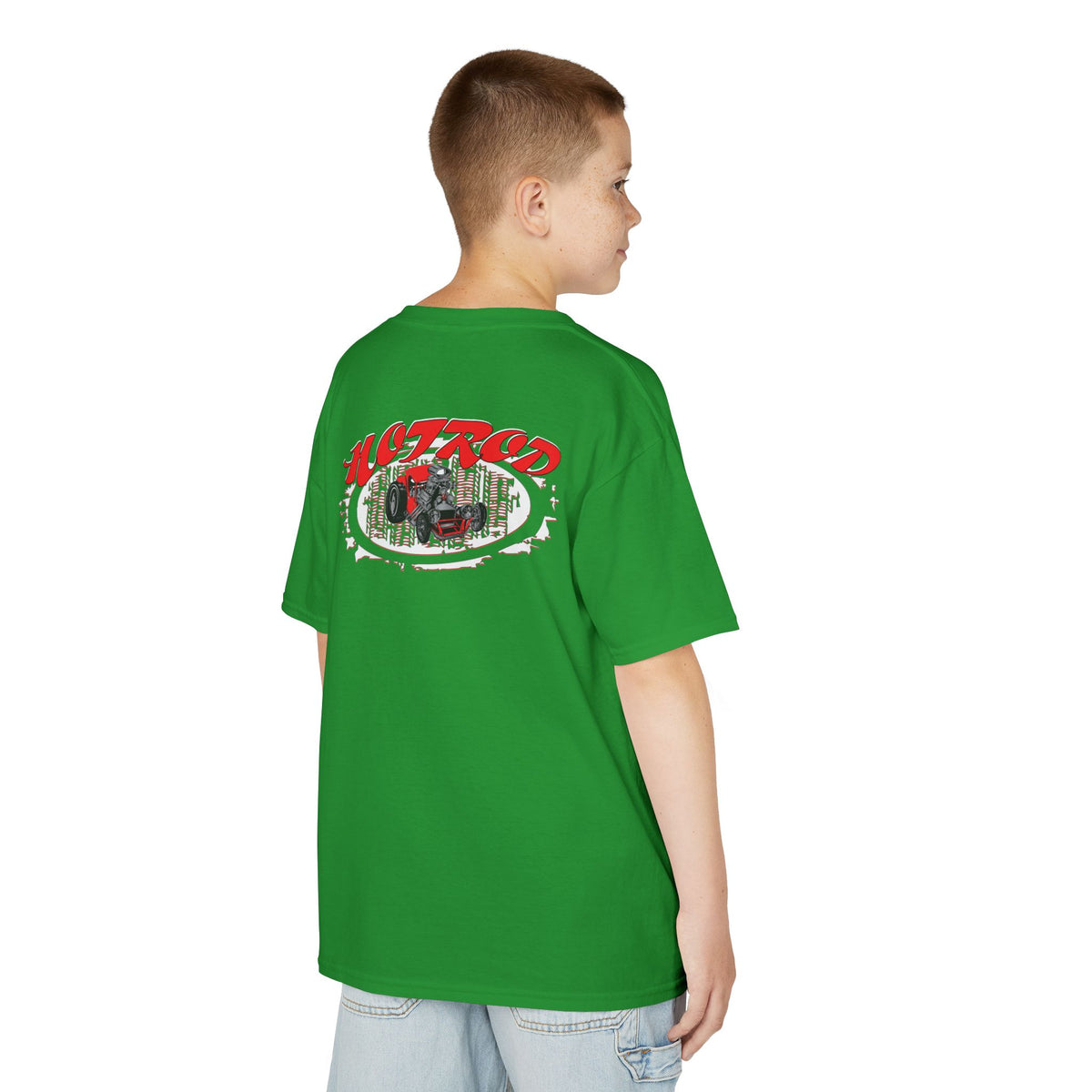 Kids Retro Hotrod Graphic Tee for Young Motorheads