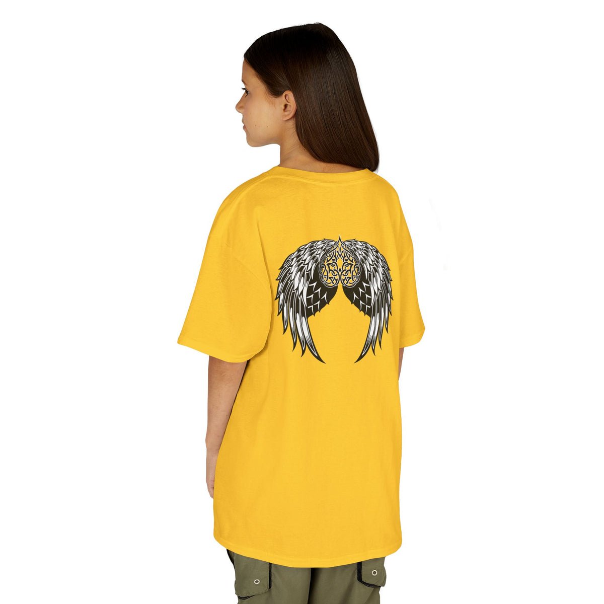 Kids Celtic Heart with Angel Wings Tee