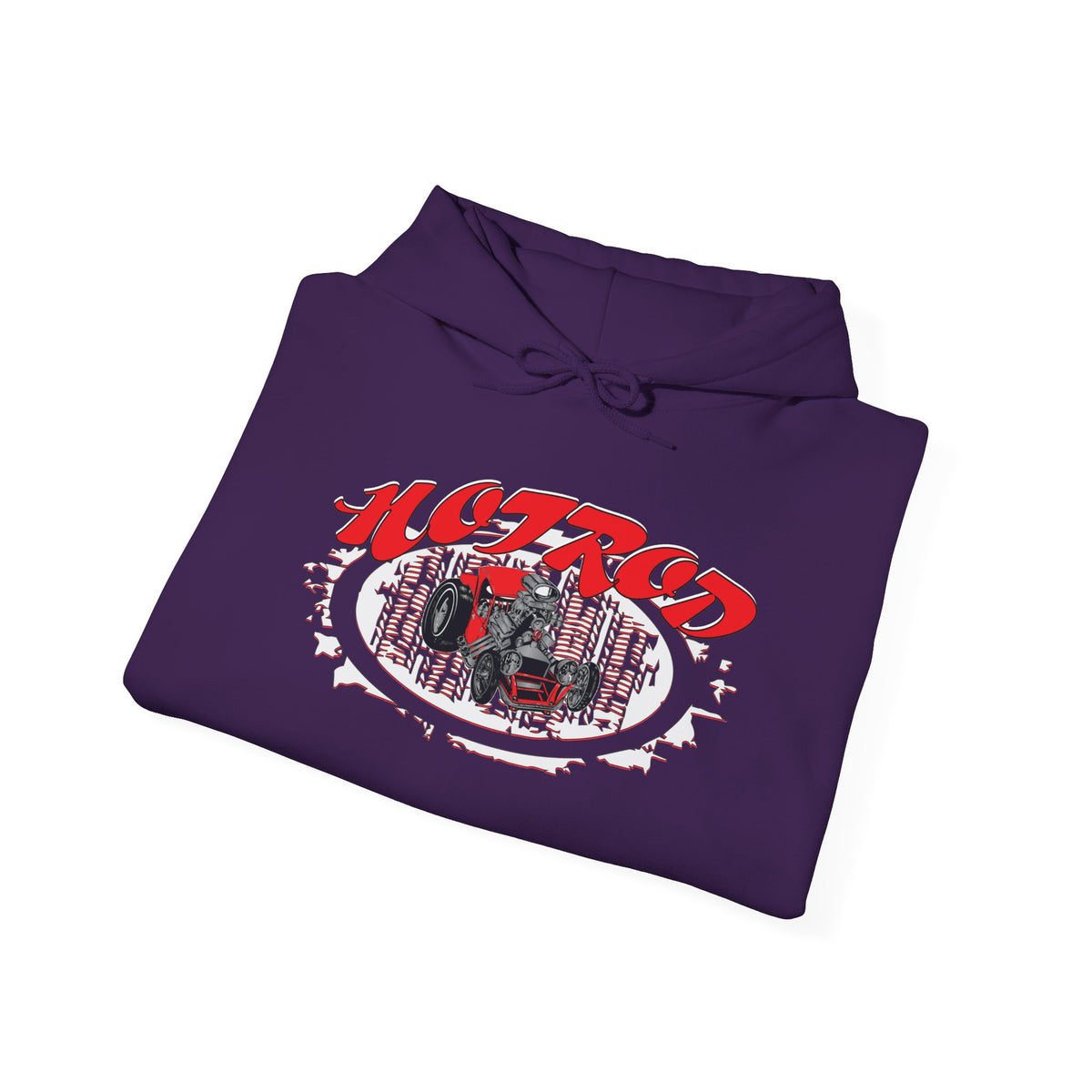Retro Hot Rod Hoodie for Car Enthusiasts - Heavy Blend™