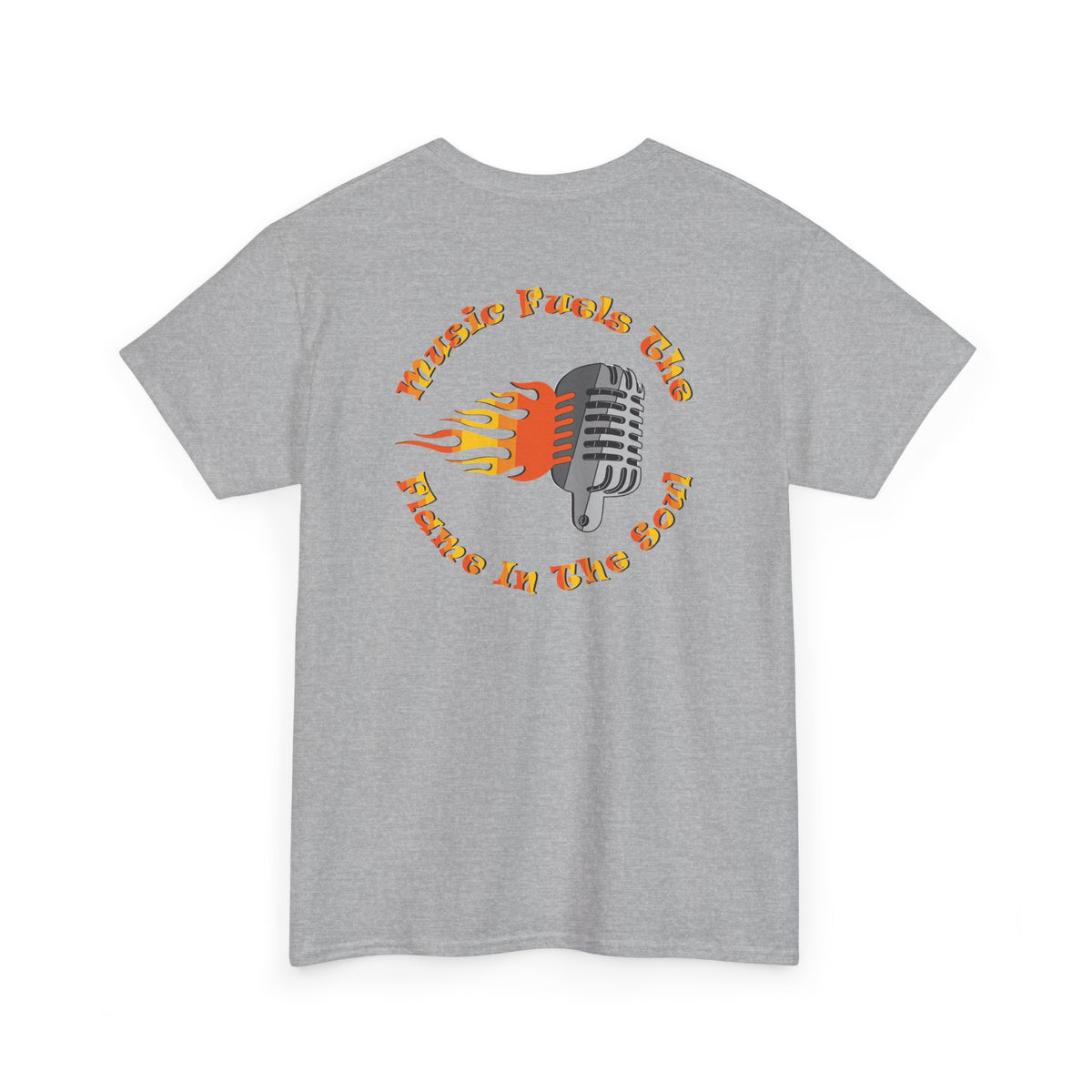 Music Fuels the Flame Graphic Tee - Perfect for Music Lovers and Concert Goers