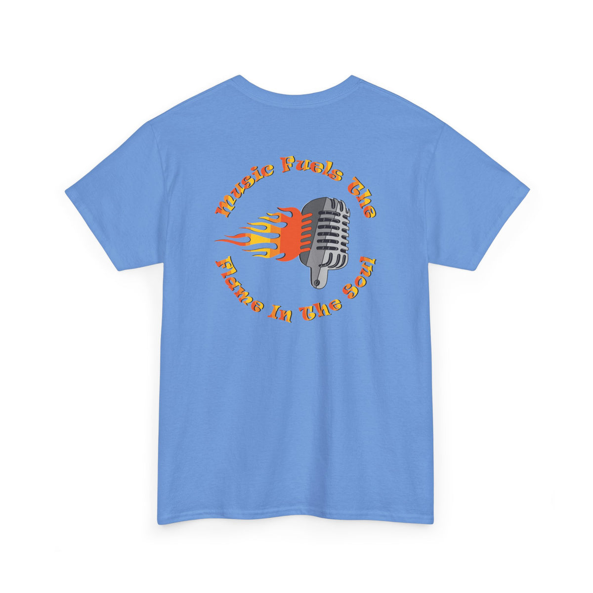 Music Fuels the Flame Graphic Tee - Perfect for Music Lovers and Concert Goers